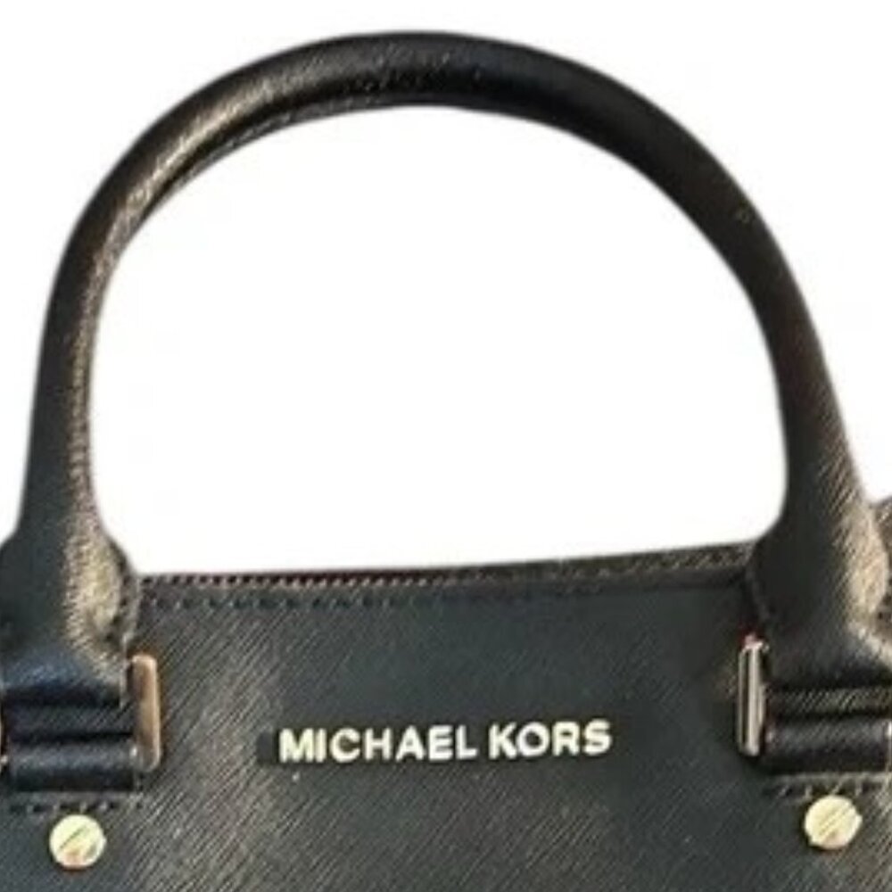 Michael Kors Savannah Medium Saffiano Leather Satchel PreLoved *See Description - Picture 2 of 13